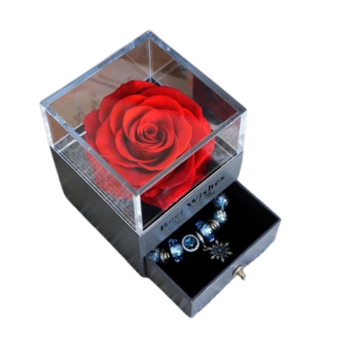 Eternal Flower Rose Jewelry Box
