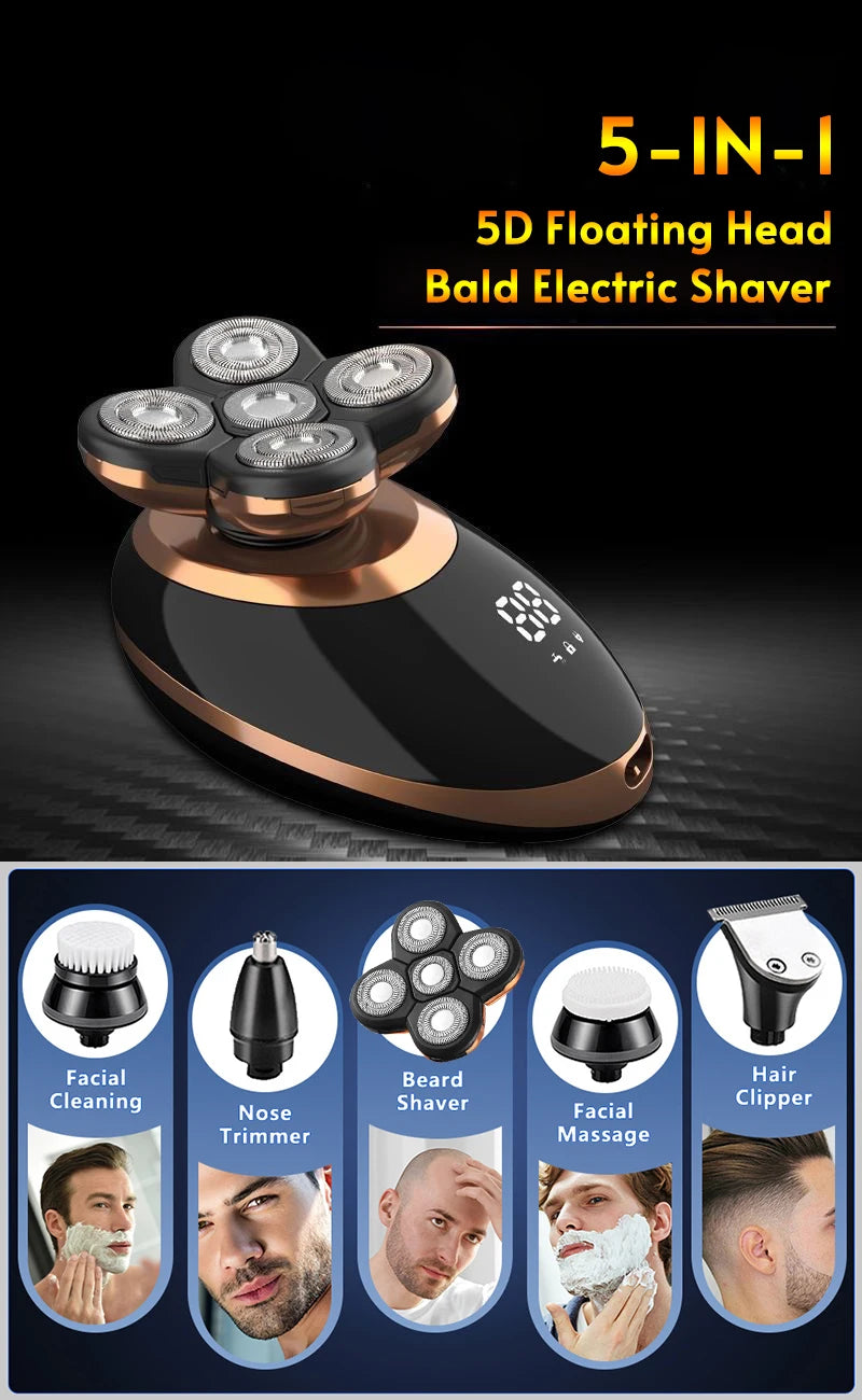 5 In 1 Electric Shaver For Men