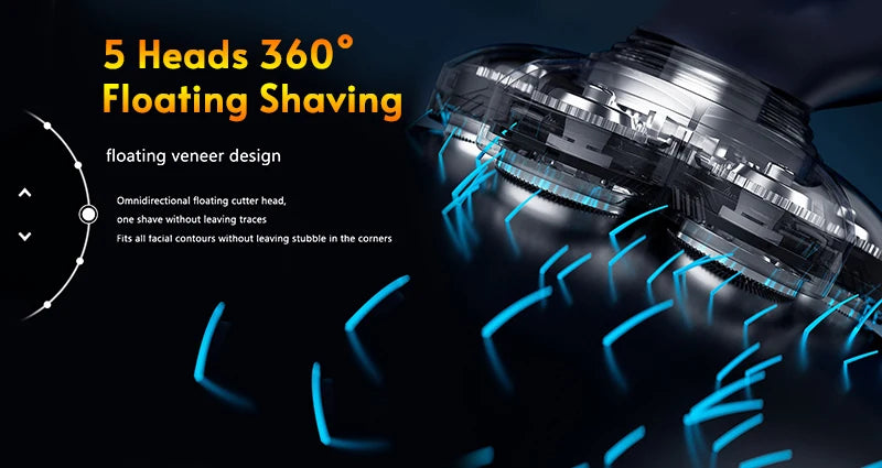 5 In 1 Electric Shaver For Men