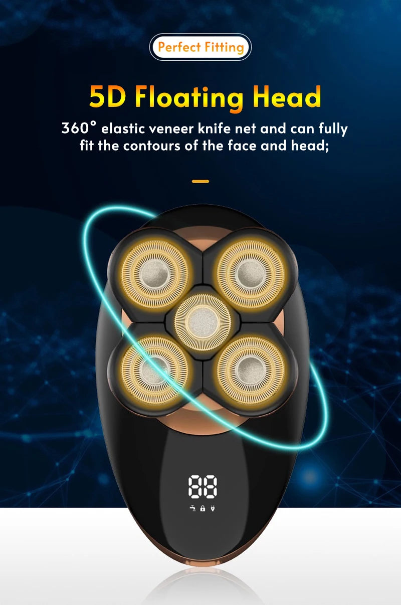 5 In 1 Electric Shaver For Men